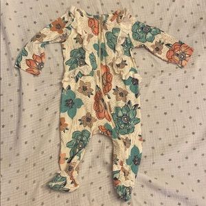 NWT-Infants 3 Piece Jessica Simpson Floral Outfit-Shirt//Pants//Hat-.-Rack2